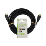 Nedis High Speed HDMI™ Cable with Ethernet | HDMI™ Connector | HDMI™ Connector | 4K@60Hz | ARC | 18 Gbps | 7.50 m | Round | PVC | Black | Label Nedis High Speed HDMI™ Cable with Ethernet | HDMI™ Connector | HDMI™ Connector | 4K@60Hz | ARC | 18 Gbps | 7.50 m | Round | PVC | Black | Label