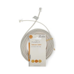 Nedis Telecom Cable | RJ11 Male | RJ11 Male | 10.0 m | Cable design: Flat | Gold Plated | Cable type: RJ11 | White | Label Nedis Telecom Cable | RJ11 Male | RJ11 Male | 10.0 m | Cable design: Flat | Gold Plated | Cable type: RJ11 | White | Label