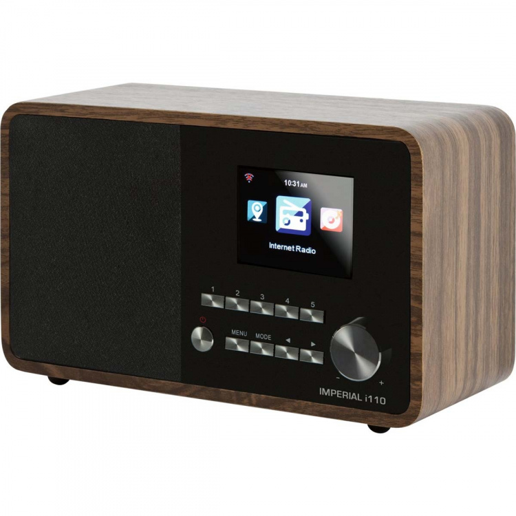 imperial i110 Wi-Fi Internet Radio with Media Player Function Wood Look