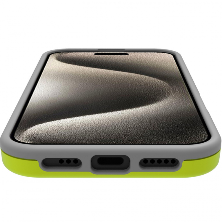 Celly Bumper iPhone 16 Vit/Limegrön