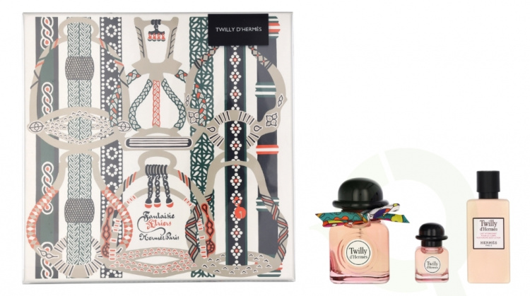 Hermes Twilly D\'Hermes Giftset 97.5 ml Edp Spray 50ml/Edp Miniature 7,5ml/Body Lotion 40ml