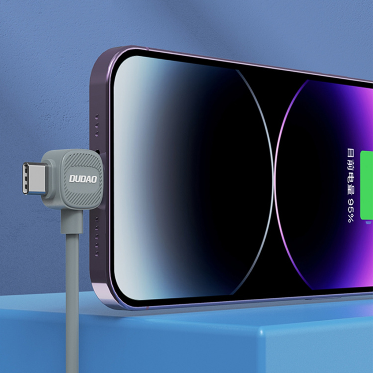 Dudao L20S 4-i-1 USB-C/USB-A/Lightning Fast Charging-kabel 1m