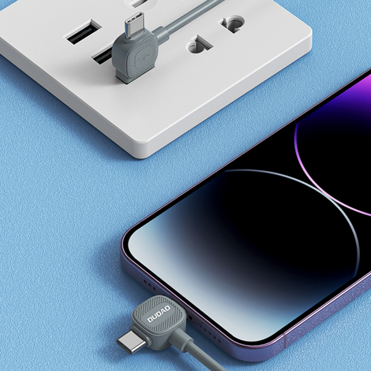 Dudao L20S 4-i-1 USB-C/USB-A/Lightning Fast Charging-kabel 1m