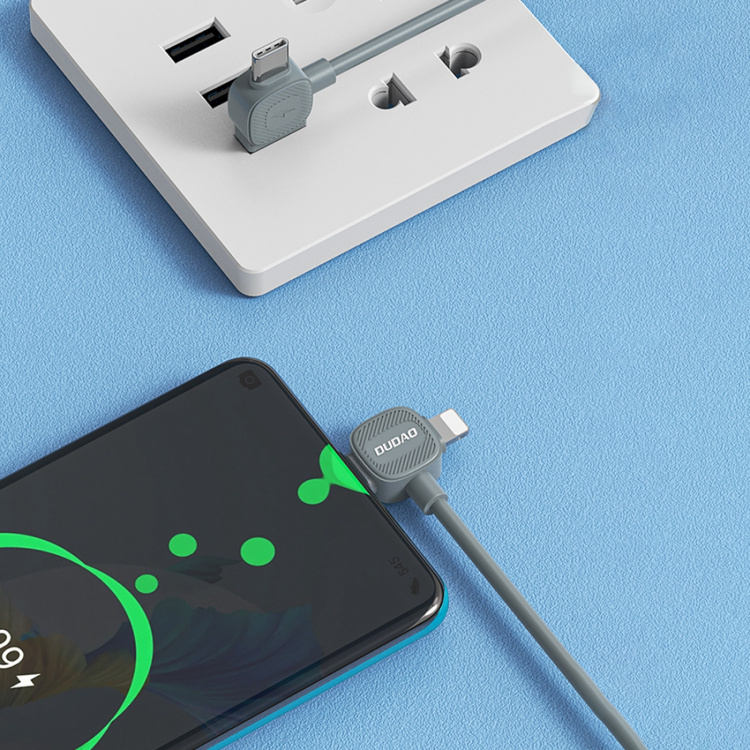 Dudao L20S 4-i-1 USB-C/USB-A/Lightning Fast Charging-kabel 1m