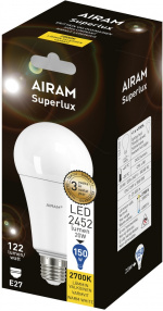 Airam Superlux 20 W CFL, E27, 2700 K, 2452 lm Airam Superlux 20 W CFL, E27, 2700 K, 2452 lm