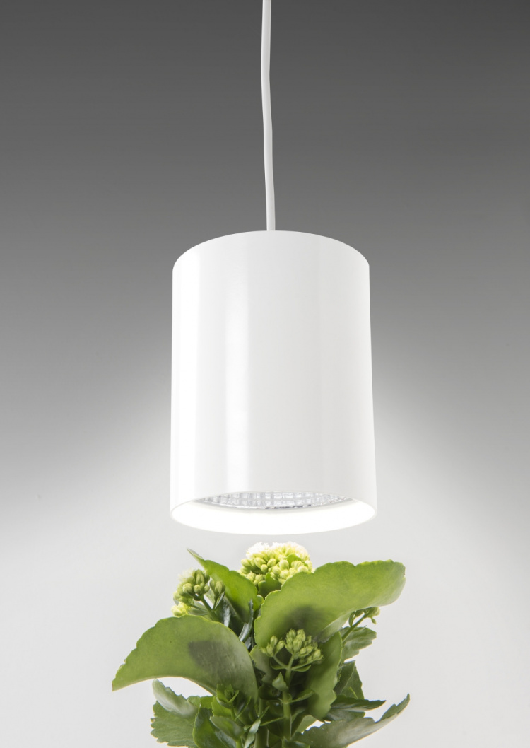 Airam Fiora pendant plant light, E27, white body Airam Fiora pendant plant light, E27, white body