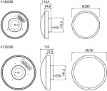 Airam Zeo Duo 350 Plafond, 1100 lm, 18 W, with variable light colour Airam Zeo Duo 350 Plafond, 1100 lm, 18 W, with variable light colour