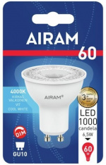 Airam LED PAR16, 4000K, 425 lm, GU10 base Airam LED PAR16, 4000K, 425 lm, GU10 base
