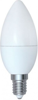 Airam SmartHome candle lamp, E14, opal, 470 lm, tunable white, WiFi Airam SmartHome candle lamp, E14, opal, 470 lm, tunable white, WiFi