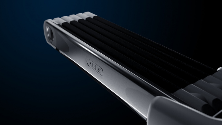 ABUS Bordo Alarm 6000KA/90 alarm folding lock, black ABUS Bordo Alarm 6000KA/90 alarm folding lock, black