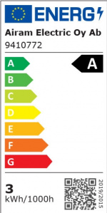 Airam LED G95 bulb, E27, 3000K, 470lm, clear copper Airam LED G95 bulb, E27, 3000K, 470lm, clear copper