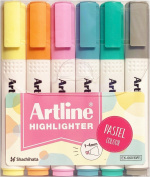 Artline Highlighter 660 Pastel highlighter pencils, set of 6