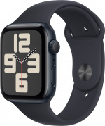 Apple Watch SE (GPS) 44 mm midnight blue aluminium case and midnight blue sports strap, S/M (MRE73)