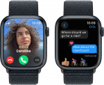 Apple Watch Series 9 (GPS + Cellular) 45 mm Midnight Blue Aluminium Case and Midnight Blue Sport Loop Strap (MRMF3)