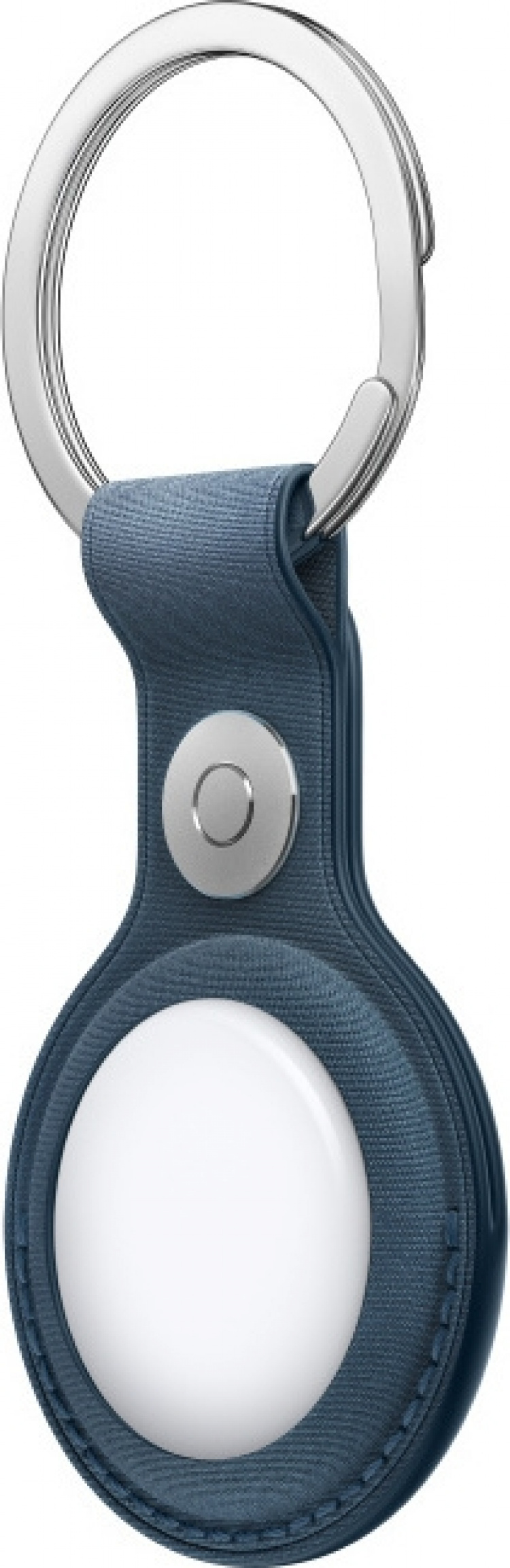 Apple FineWoven AirTag key ring, calm sea blue Apple FineWoven AirTag key ring, calm sea blue