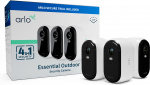 Arlo Essential 2 HD outdoor and indoor surveillance camera, 3 pcs product package