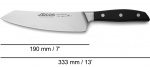 ARCOS Manhattan forged santo knife, 19cm