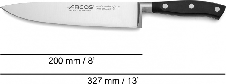 ARCOS Riviera chef\'s knife 20cm