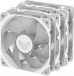 ASUS TUF Gaming TR 120 ARGB PWM fan, 120 mm, white, 3-pack ASUS TUF Gaming TR 120 ARGB PWM fan, 120 mm, white, 3-pack