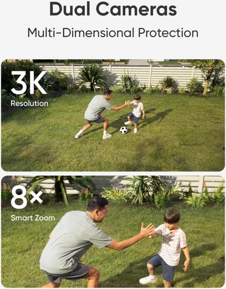 Anker eufy Floodlight Camera E340 outdoor surveillance camera