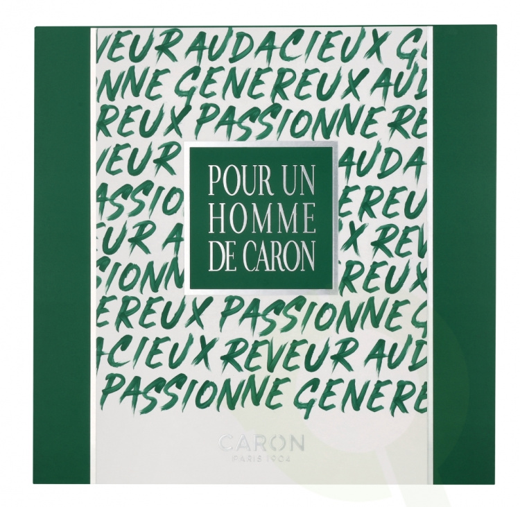 Caron Pour Un Homme De Caron Giftset 210 ml Edt Spray 125ml/Shower Gel 75ml/Le Matin Travel Spray 5ml/Le Soir Travel Spray 5ml