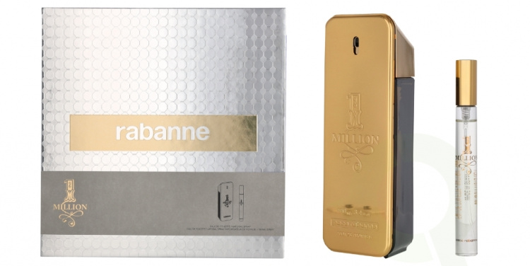 Paco Rabanne 1 Million Giftset 110 ml Edt Spray 100ml/Edt 10ml/GWP