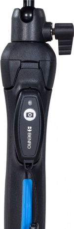 Benro BK15 selfie stick and mini stand, black-blue Benro BK15 selfie stick and mini stand, black-blue