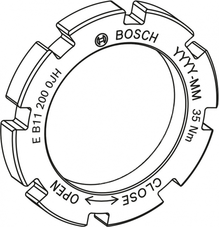 Bosch lock ring 1270014085