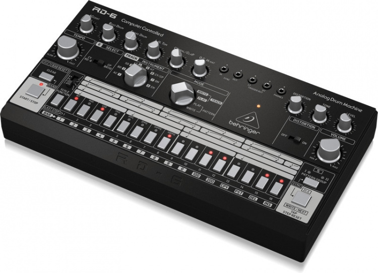 BEHRINGER RD-6 analogue drum machine, black