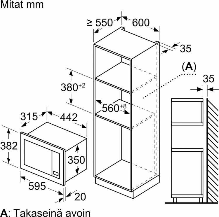 Bosch BFL623MS3 Series 2 microwave, steel Bosch BFL623MS3 Series 2 microwave, steel