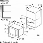 Bosch BFL623MS3 Series 2 microwave, steel Bosch BFL623MS3 Series 2 microwave, steel