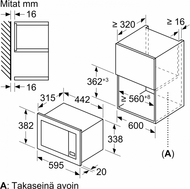 Bosch BFL623MS3 Series 2 microwave, steel Bosch BFL623MS3 Series 2 microwave, steel