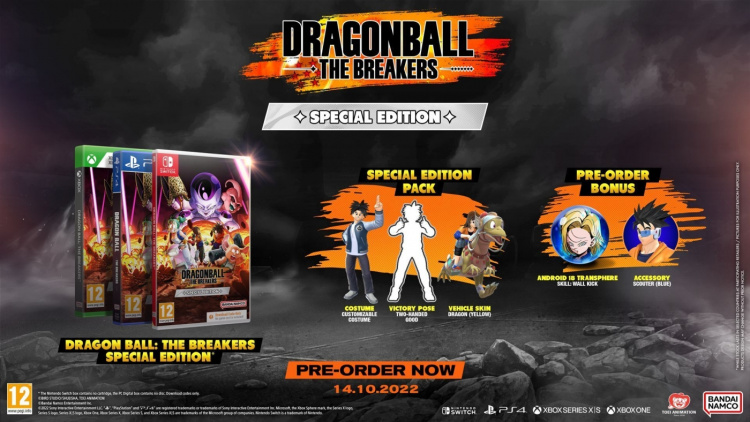 Bandai Namco Entertainment Dragon Ball: The Breakers - Special Edition game, PS4 Bandai Namco Entertainment Dragon Ball: The Breakers - Special Edition game, PS4