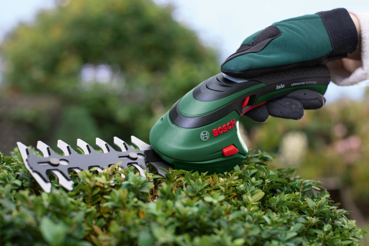 Bosch ISIO III multifunctional trimmer with hedge trimmer