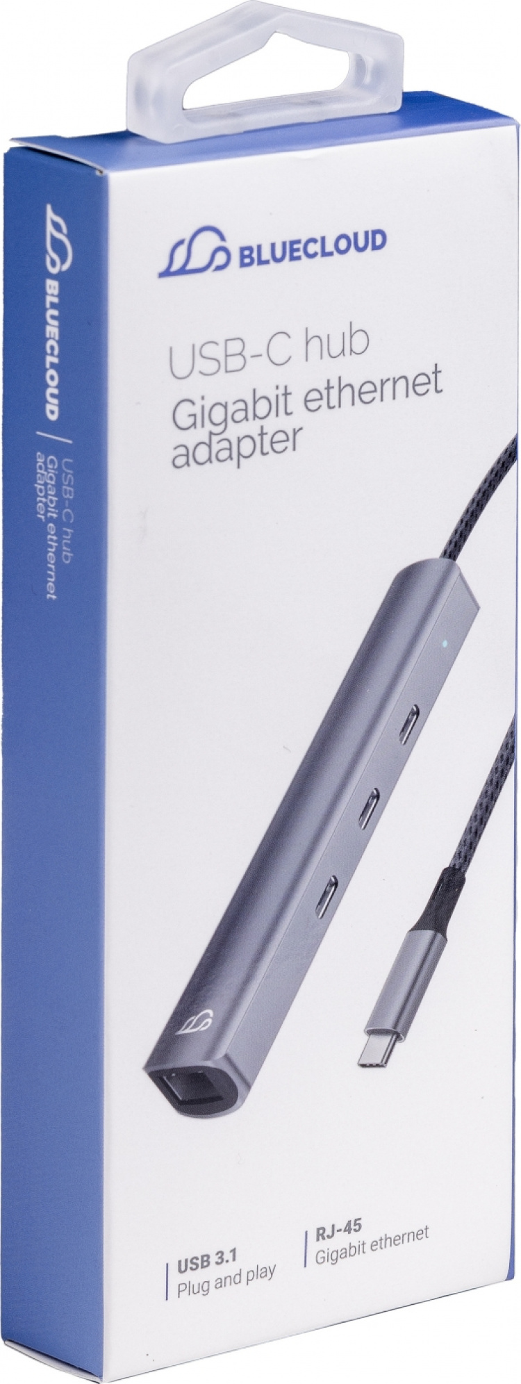 Bluecloud USB-C to USB-C hub and gigabit ethernet adapter Bluecloud USB-C to USB-C hub and gigabit ethernet adapter
