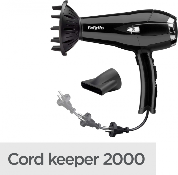 BaByliss D374DE Cordkeeper 2000 hairdryer BaByliss D374DE Cordkeeper 2000 hairdryer
