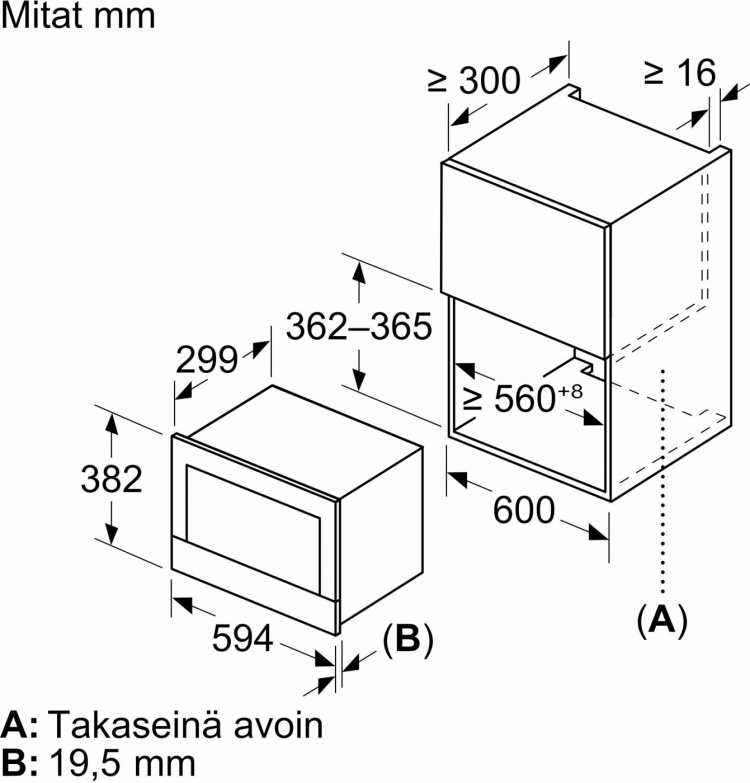 Bosch BFR7221B1 Series 8 microwave, black