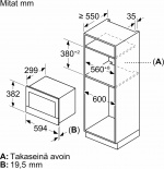 Bosch BFR7221B1 Series 8 microwave, black