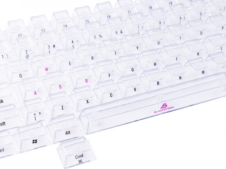 Blackstorm Transparent Keycaps, 119 pieces Blackstorm Transparent Keycaps, 119 pieces
