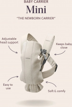 BabyBjörn Mini Woven backpack, dark green