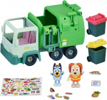 BLUEY garbage truck and characters BLUEY garbage truck and characters