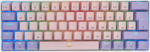 Blackstorm RGB Mech 2 Dual Mode 60% gaming keyboard, hot swap Outemu Red switches, pink/purple
