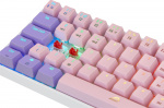 Blackstorm RGB Mech 2 Dual Mode 60% gaming keyboard, hot swap Outemu Red switches, pink/purple