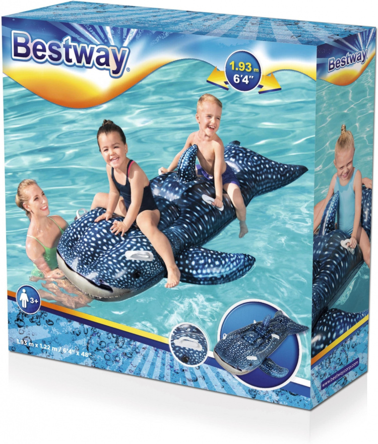 Bestway Whaletastic Wonders Ride On, 193 x 122 cm Bestway Whaletastic Wonders Ride On, 193 x 122 cm