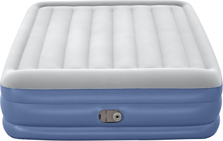 Bestway Tritech™ Air Mattress Queen air-filled spare bed, built-in pump, 203 x 152 x 46 cm