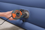 Bestway Tritech™ Air Mattress Queen air-filled spare bed, built-in pump, 203 x 152 x 46 cm