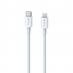 Devia-cable Smart EC146 PD USB-C - Lightning 20W 3A white Devia-cable Smart EC146 PD USB-C - Lightning 20W 3A white