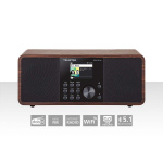 TELESTAR DIRA S 24i Multifunctional Stereo Radio DAB+ / FM / Internet / Bluetooth Wood