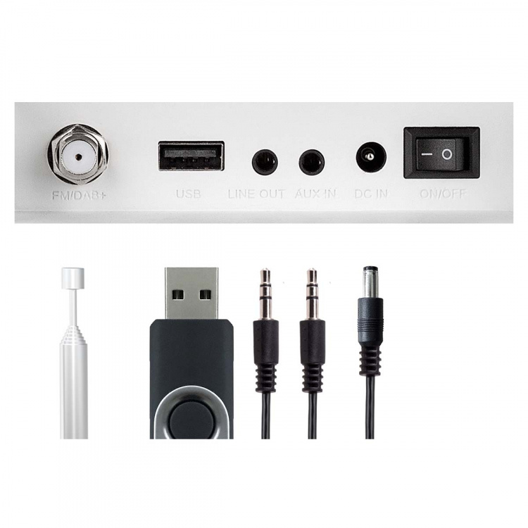 imperial DABMAN i460 Multifunctional Radio White-Silver imperial DABMAN i460 Multifunctional Radio White-Silver