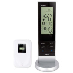 Alecto Weather station with wireless sensor Black / Silver